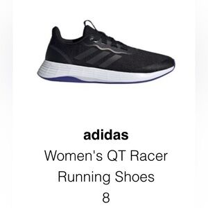 adidas Women’s QT Racer running shoes size 8